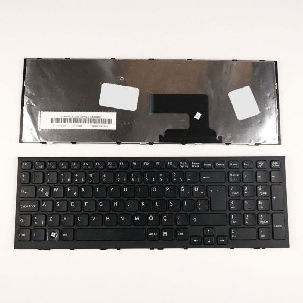 Sony Vaio PCG-61611M, PCG-61611L Notebook Klavye - Tuş Takımı / Siyah - TR