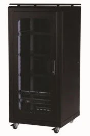 ULUSAL ULS26U6060E 26U 600X600 Dikili Tip Kabinet Tekerlek Takımı Dahil