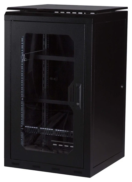ULUSAL ULS22U6060E 22U 600X600 Dikili Tip Kabinet Tekerlek Takımı Dahil