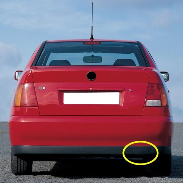 VW Polo Classic 96-02 Arka Tampon Çeki Demir Kapak Plastiği 6K5807441A - 2