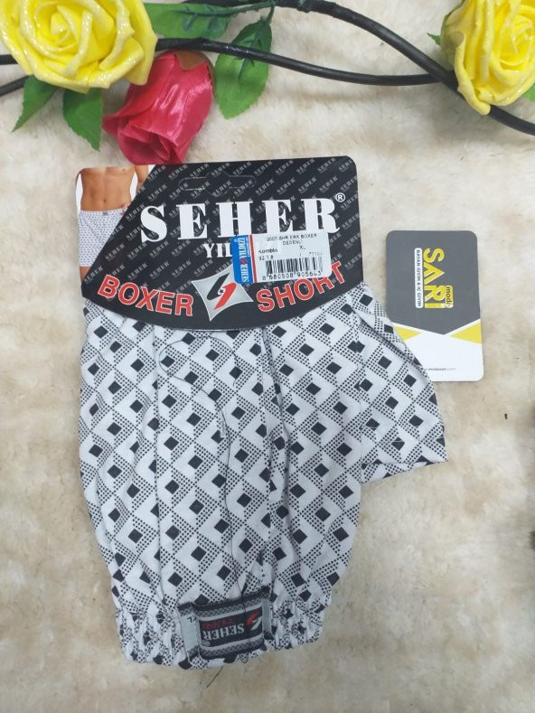Seher Yıldızı Erkek Boxer Desenli - 2