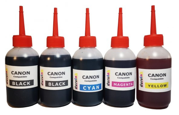 CANON MG3053 MX495 TR4550 KARTUŞ DOLUM SETİ 5 li SET 5X100ML  (PG 545 CL 546) - 2