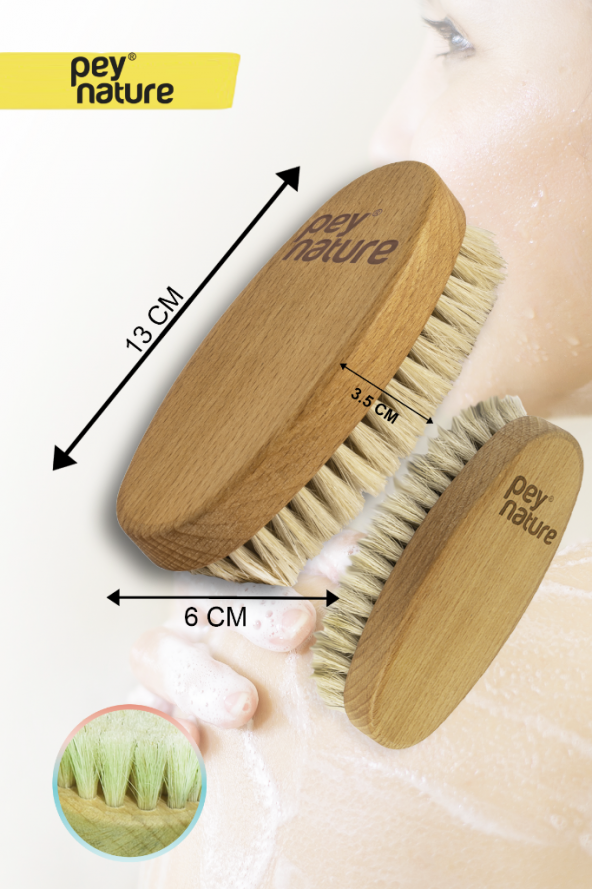 PeyNature Anti-cellulite Selülit Karşıtı Krem 250 ml + Doğal At Kılı Selülit Fırçası - 2