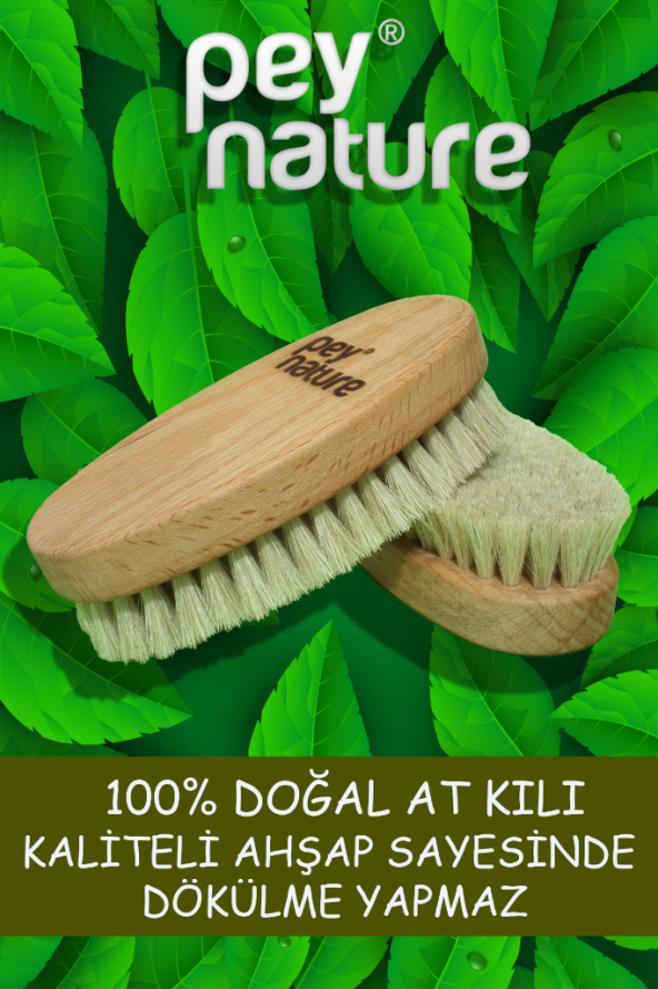 PeyNature Anti-cellulite Selülit Karşıtı Krem 250 ml + Doğal At Kılı Selülit Fırçası - 5
