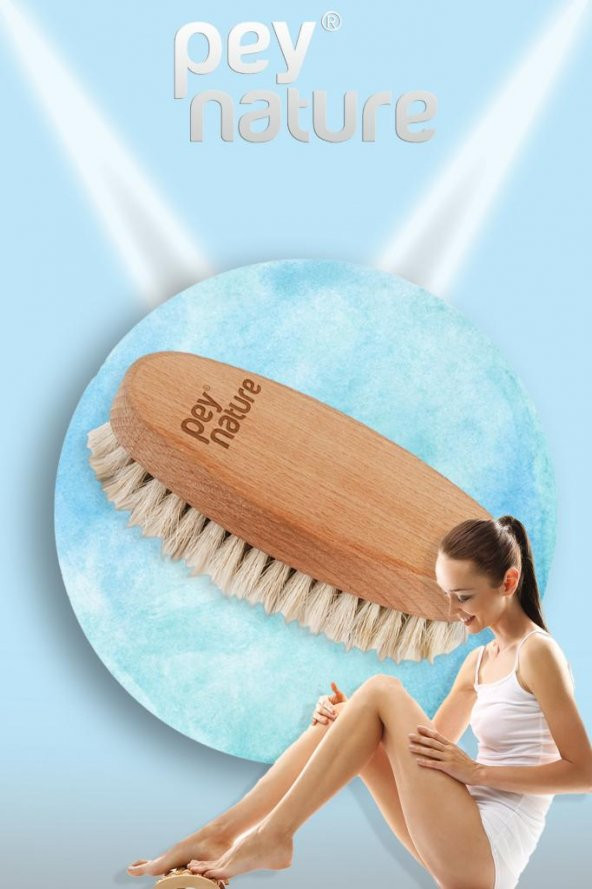 PeyNature Anti-cellulite Selülit Karşıtı Krem 250 ml + Doğal At Kılı Selülit Fırçası - 7