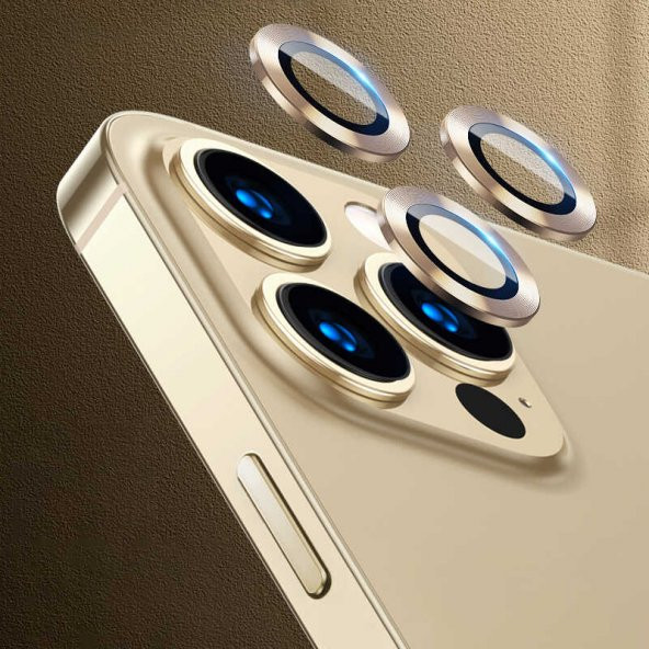 Apple iPhone 11 Pro Kamera Lens Koruyucu Çerçeveli Koruyucu CL-07