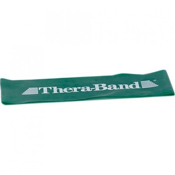 Thera-Band Loops 7.6cmX30.5cm Yeşil Sert Pilates Egzersiz Bandı