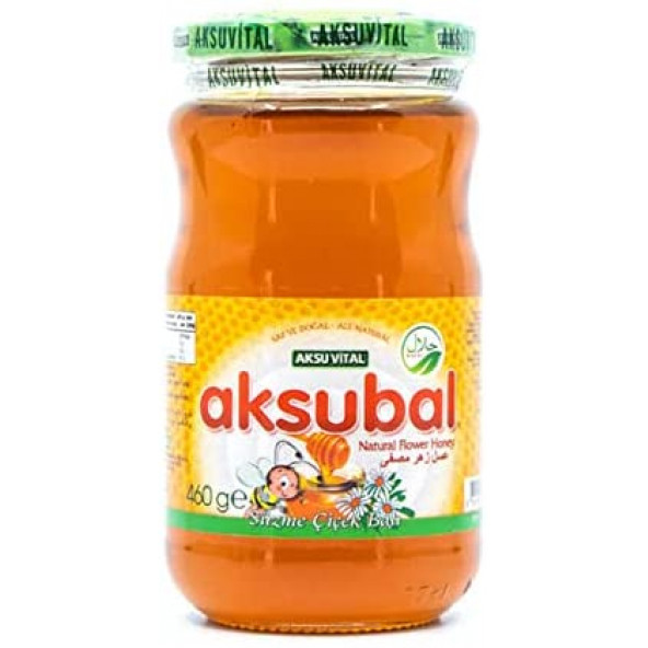 AksuVital M0006 Aksubal Süzme Çiçek Balı 460 gr.