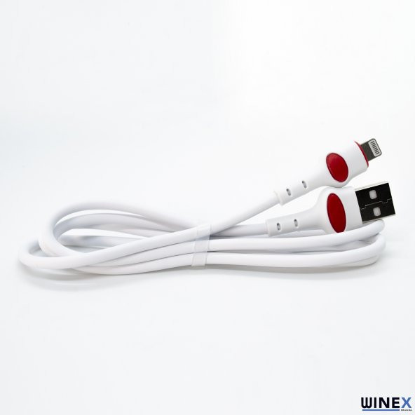 Winex GFZ115 İphone Lightning 3.0A Hızlı Şarj ve Data Kablosu 1M Beyaz - 2