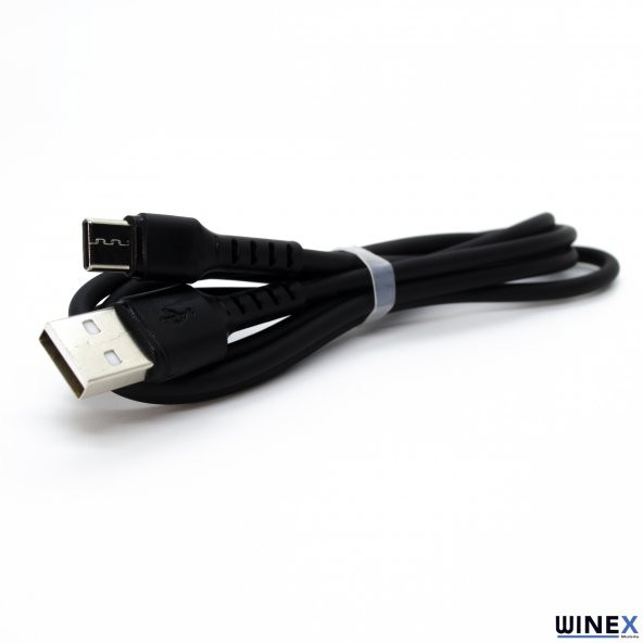 Winex GFZ116 Type-C 3.0A Hızlı Şarj ve Data Kablosu 1M Siyah - 2