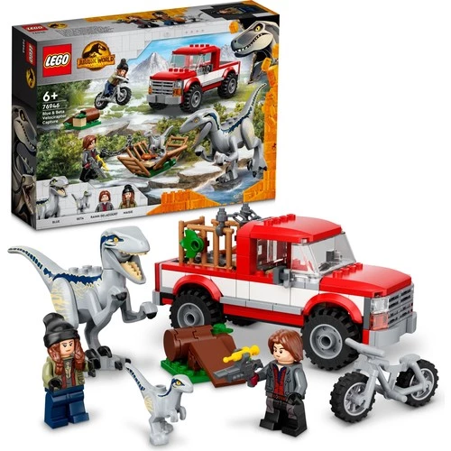 LEGO Jurassic World 76946 Blue and Beta Velociraptor Capture