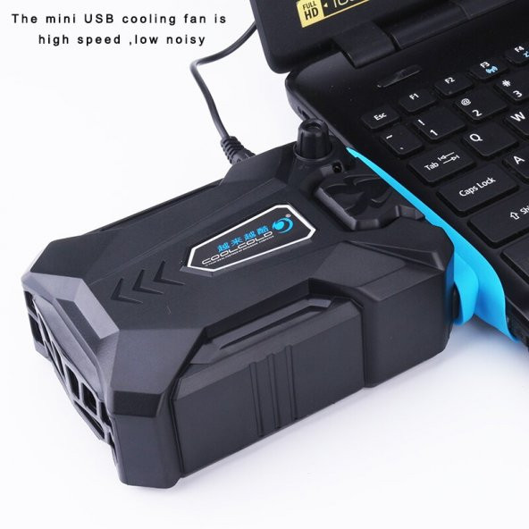 CoolCold Ayarlanabilir Vakumlu Gaming Laptop Soğutucu Fanı - 7