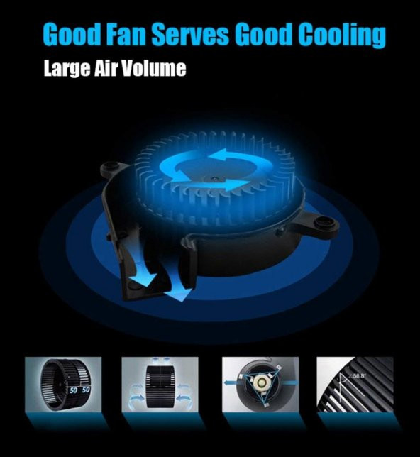 Notebook Soğutucu Vakumlu Fan Ayarlı Yenil Nesil Laptop Soğutucu - 6