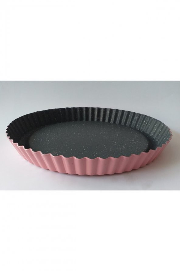 Turta Kek Kalıbı Tavası 28cm Granit Görünümlü (Alt kısmında kılcal çizikler olabilir) - 1