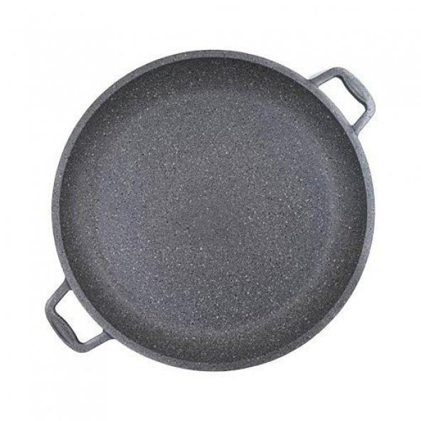 Granit Döküm Gözleme Sacı Kavurma Tavası 36 cm - 3