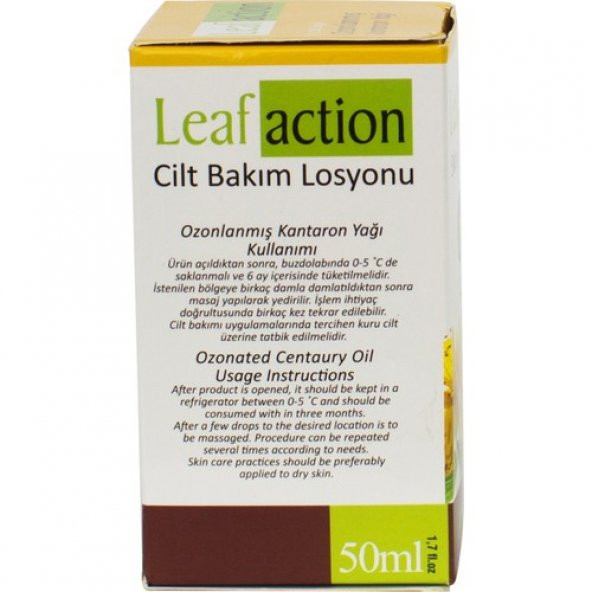 Leaf Action Ozon Yağı Ozonlanmış Kantaron Yağı 50 ml - 4