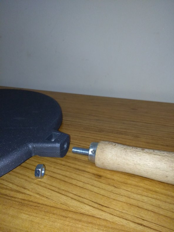 KURCH Büyük Bazlama Gözleme Tavası 36 cm Döküm Granit Kaplama (Yanmaz ve Yapışmaz) - 2