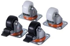 ULUSAL ULS2T 4lü Tekerlek Takımı (2si Frenli) Rack Kabinet Aksamı