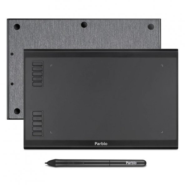 Schulzz Parblo A610S Plus 8192 Seviyeli Grafik Tablet Windows Mac Uyumlu - 2