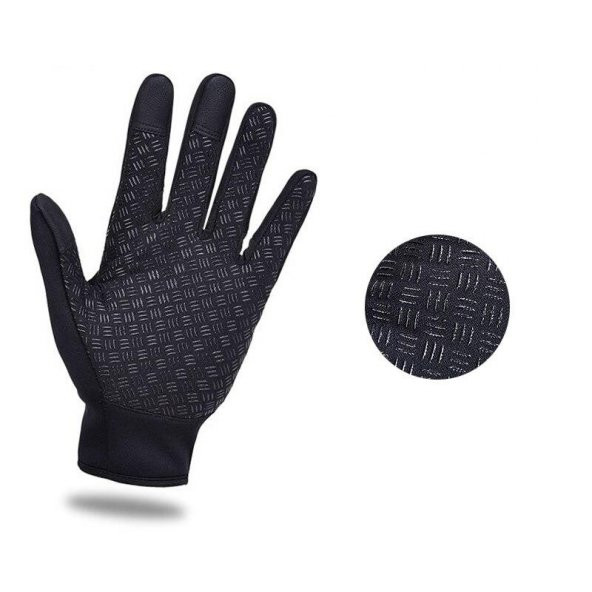 Schulzz Dokunmatik Rüzgar Geçirmez Kaymaz Unisex Eldiven - 4