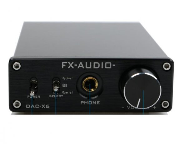 Schulzz FX-AudiFX-Audio DAC-X6 HiFi 2.0 Dijital Ses Dekoder DAC Girişi