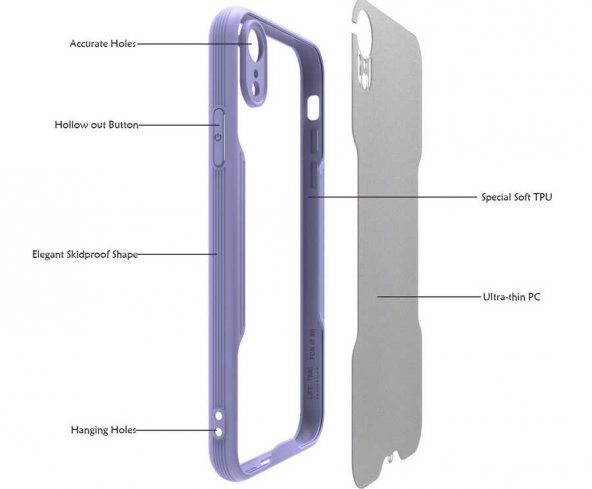Apple iPhone XR 6.1 Kılıf Zore Parfe Kapak - 11