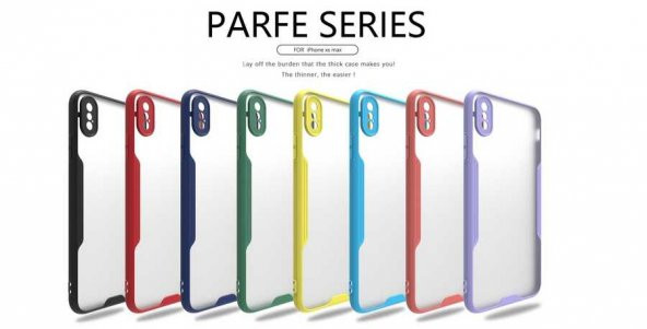 Apple iPhone XS Max 6.5 Kılıf Zore Parfe Kapak - 10