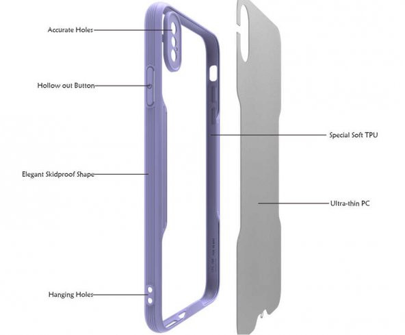 Apple iPhone XS Max 6.5 Kılıf Zore Parfe Kapak - 11
