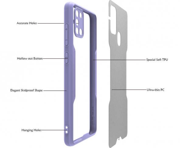 Galaxy A21S Kılıf Zore Parfe Kapak - 11