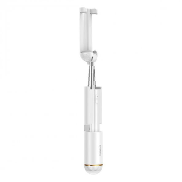 Baseus Mini Bluetooth Teleskobik Katlanabilir Selfie Stick Kablosuz Monopod-BEYAZ - 5