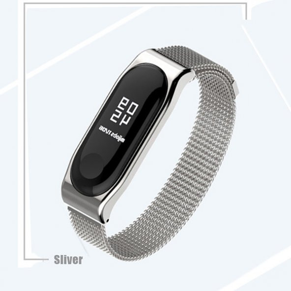 Mijobs Xiaomi Mi Band 4-3 Metal Kayış Kordon Milano Loop - 2