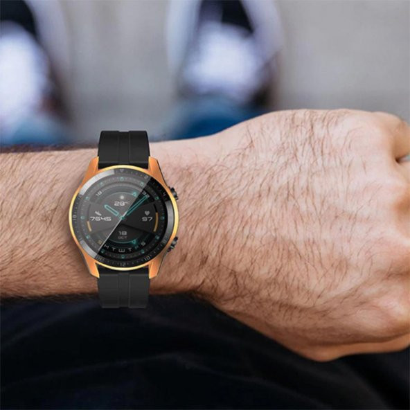 Ally Huawei Watch GT 2 46mm 360 Koruma Ultra İnce Silikon Kılıf - 2