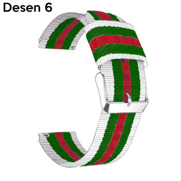 22MM Gear S3 Watch 4 -GT2 GT2E 46MM Kayış Kordon Nylon Watch 3 45MM