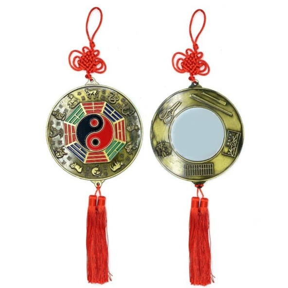 Çin Feng Shui Bagua Ayna Yuvarlak 14 x 40 cm ürün görseli