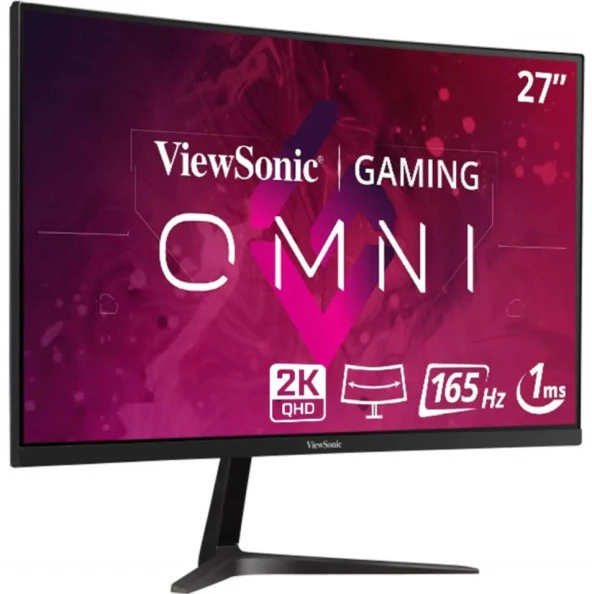ViewSonic 27 VX2718-2KPC-MHD QHD 2560X1440 1MS 165HZ 2XHDMI DP 1500R CURVED FREESYNC GAMING MONİTÖR - 2