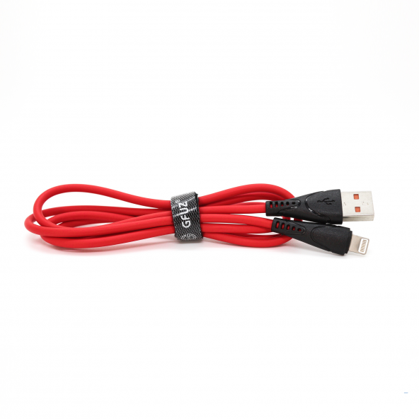 Winex CA30 USB to Lightning Hızlı Data ve Şarj Kablosu 2.4A Kırmızı - 5