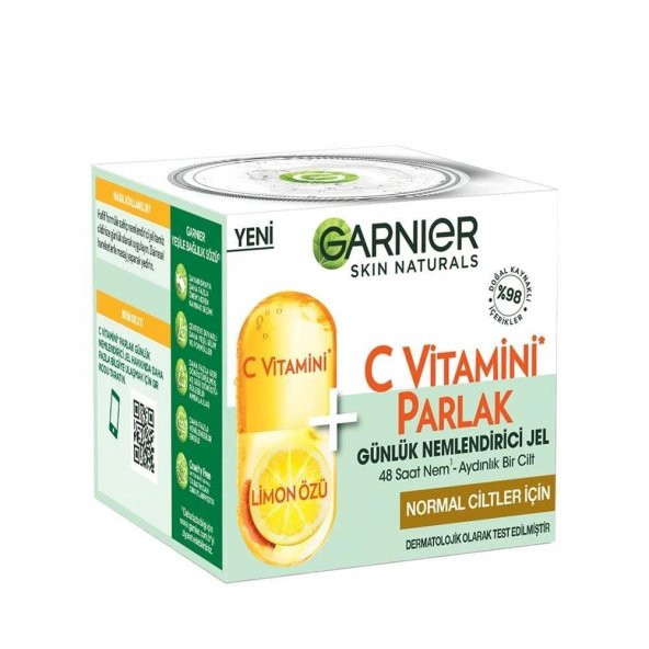 Garnıer C Vitamini Parlak Günlük Nemlendirici Jel Krem 50 Ml