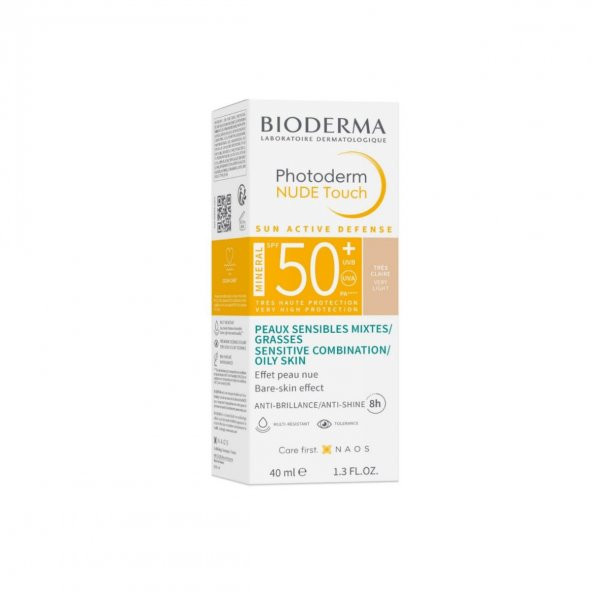 Photoderm Nude Touch SPF50+ Very Light Güneş Koruyucu 40 ml