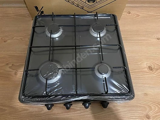 ocak tüplü setüstü ocak siyah model (çakmaksız )