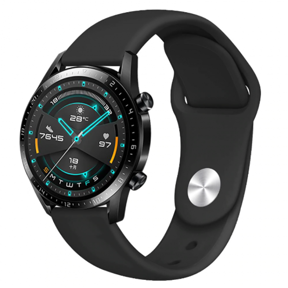 Huawei Watch GT 3 46mm Soft Silikon 8 Kademeli Kordon