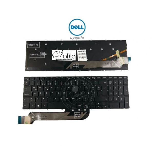 Dell P62F P62F002 Notebook Klavye - Tuş Takımı (Siyah TR) - 3