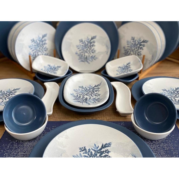 Keramika Takım Kahvaltı Blue Magıc 36 Parça 12 Kişilik - 2