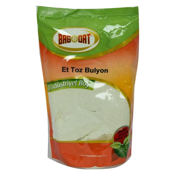 Bağdat Baharat Et Suyu Toz Bulyon 1000Gr Endüstriyel Boy Kiloluk