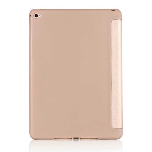 Apple iPad 10.2 (9.Nesil) Kılıf Tri Folding With Pen Hold Standlı Kalemlikli Kapaklı Origami Kılıf - 10