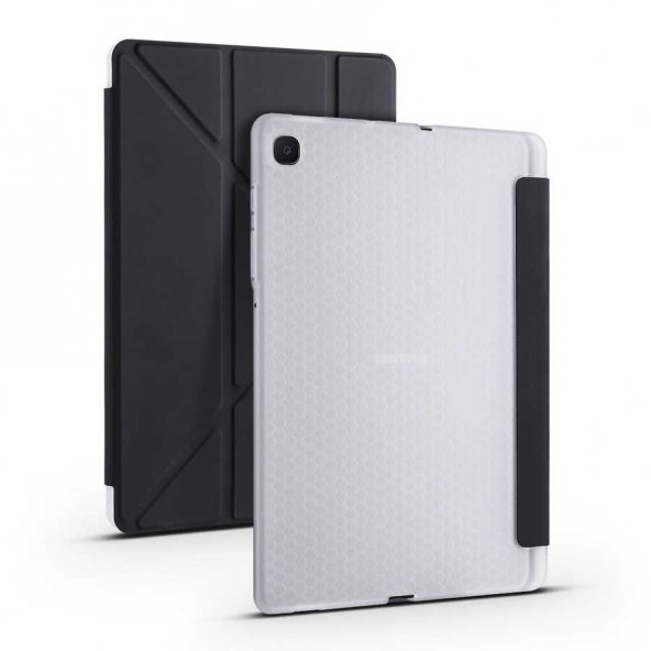 Samsung Galaxy Tab S6 Lite P610 Kılıf Zore Tri Folding Smart With Pen Standlı Kalemlikli Kapaklı Kılıf - 7