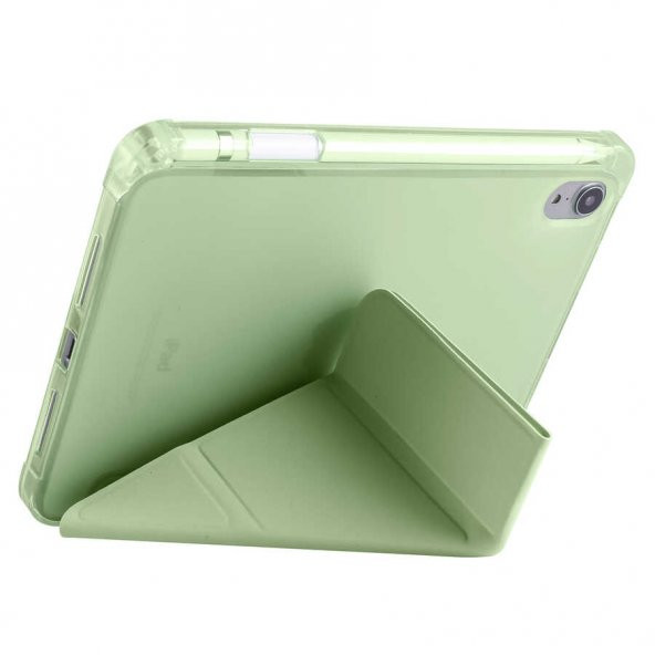 Apple iPad Mini 2021 (6.Nesil) Kılıf Zore Tri Folding Smart With Pen Standlı Kılıf - 5