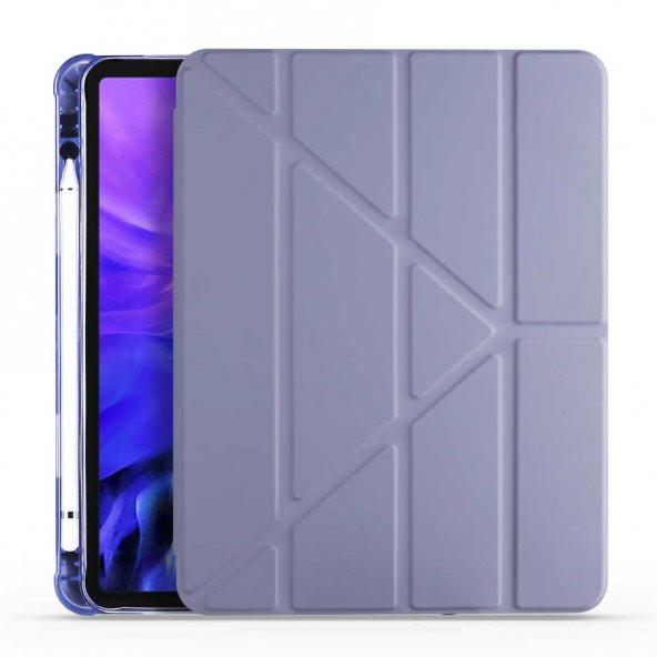 Xiaomi Mi Pad 5 Kılıf Zore Tri Folding Smart With Pen Standlı Kılıf