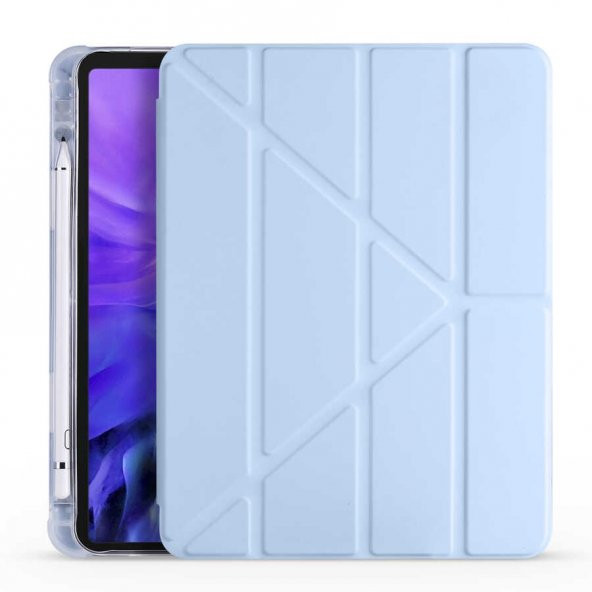 Xiaomi Mi Pad 5 Kılıf Zore Tri Folding Smart With Pen Standlı Kılıf - 7