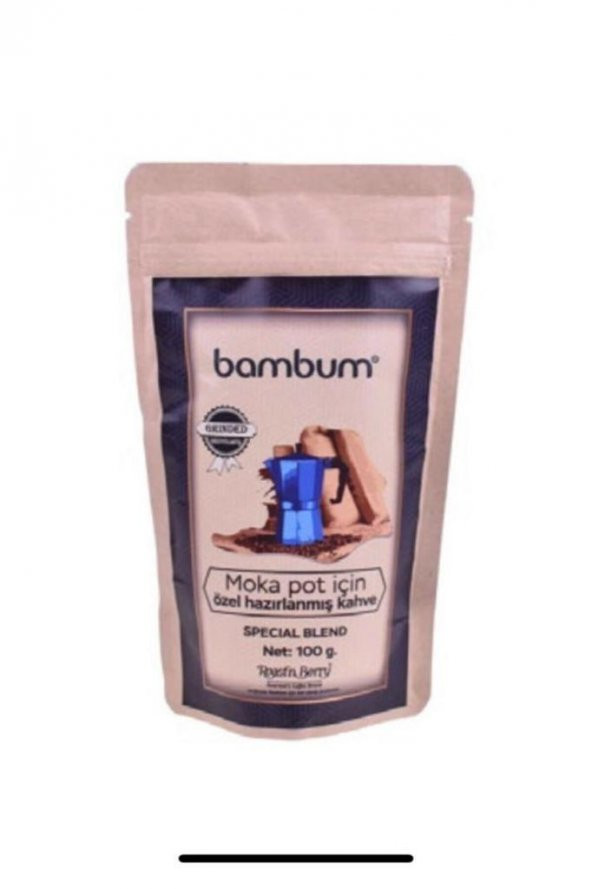 Bambum-Moka Pot İçin Özel Filtre Kahve 100 Gr
