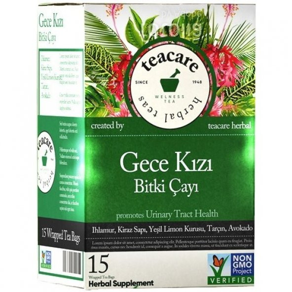 Teacare Gece Kızı Bitki Çayı 5 li